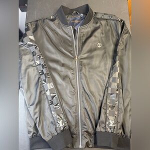 Louis Vuitton Monogram Black Bomber Jacket
